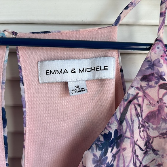 Pink and blue floral maxi dress - Picture 4 of 6